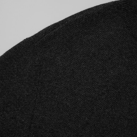 CHICJOC Women 100% Cashmere Knit Loose-Fit Sweater in dark grey size 36 - Picture 2 of 15